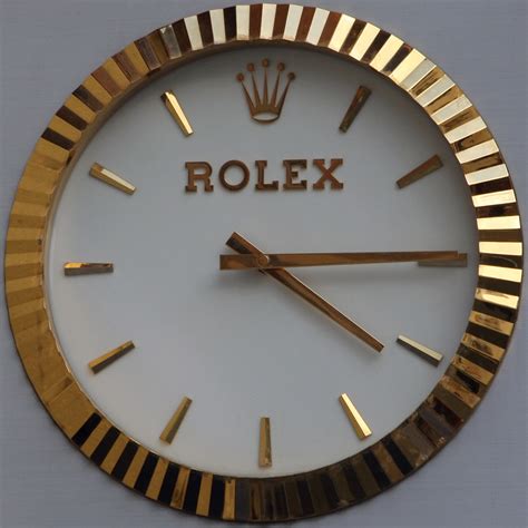 fake rolex wall clock